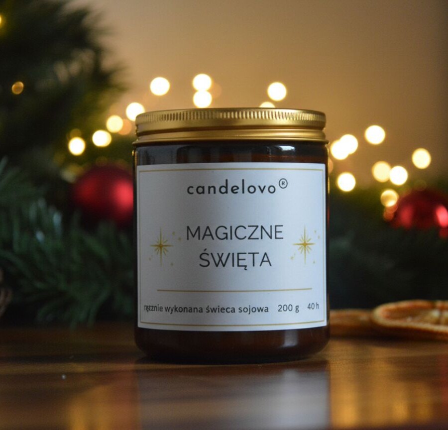 Świeca sojowa Magiczne Święta