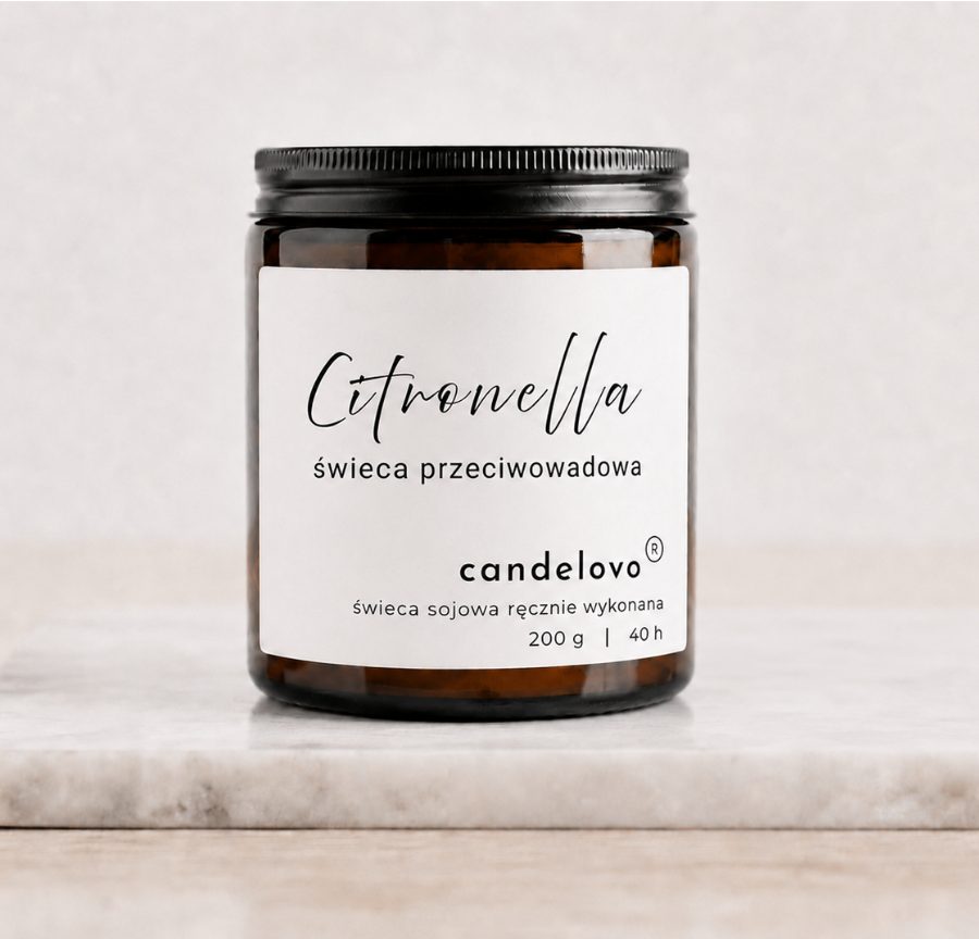 Citronella świeca sojowa